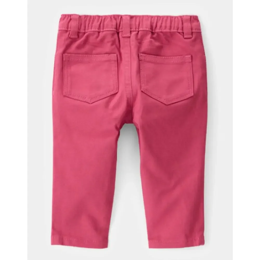 Carter's Baby 2-Piece Heart Sweater & Pull-On Pant Set - Ivory/Pink